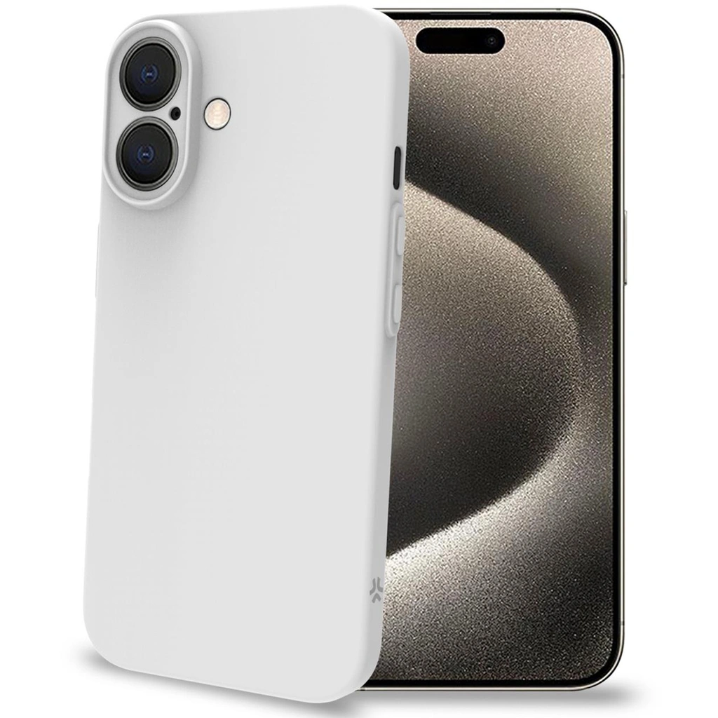 SPACE Super Thin Cover iPhone 16 Vit