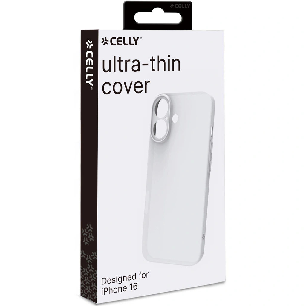 SPACE Super Thin Cover iPhone 16 Vit