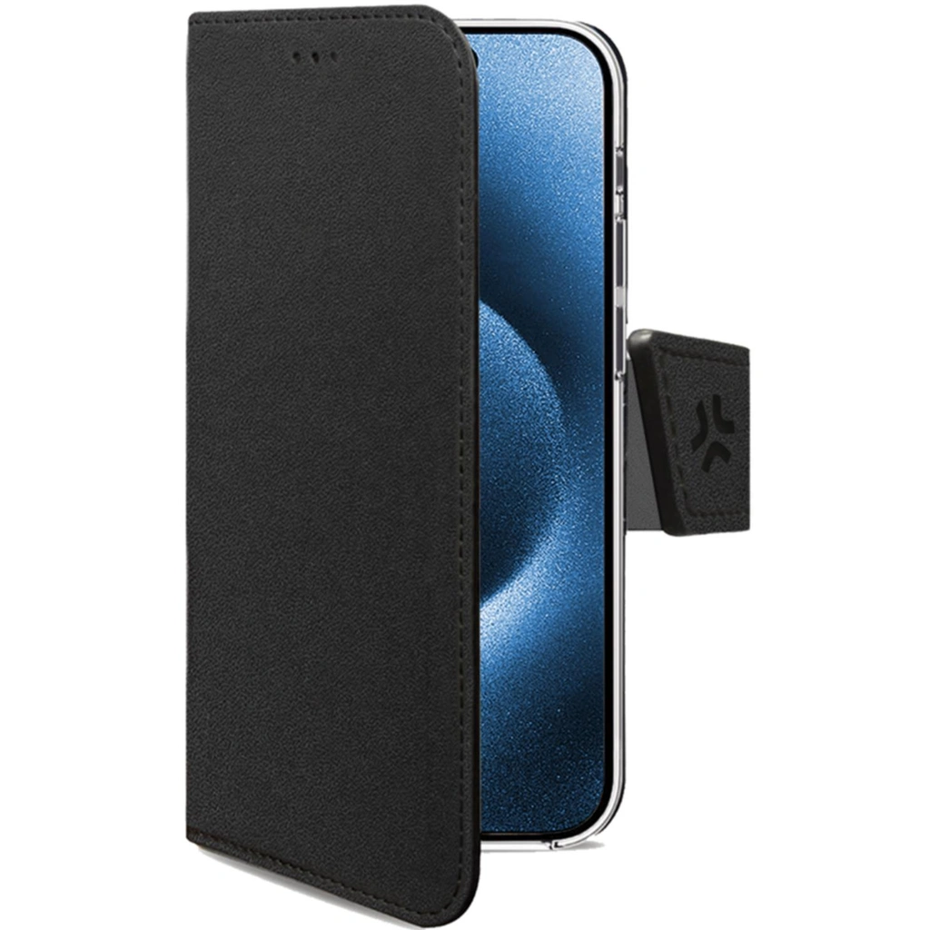 Wally Wallet Case iPhone 16 Pro Svart