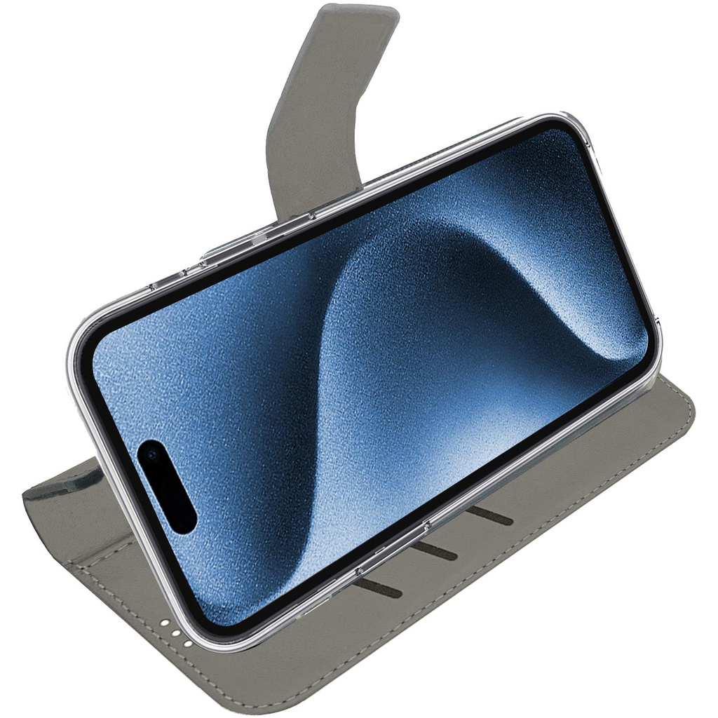 Wally Wallet Case iPhone 16 Pro Svart