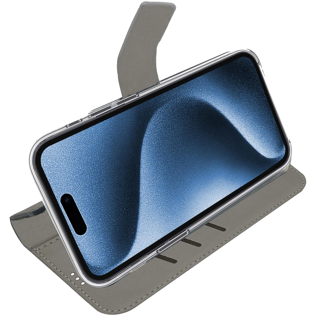 Wally Wallet Case iPhone 16 Pro Svart