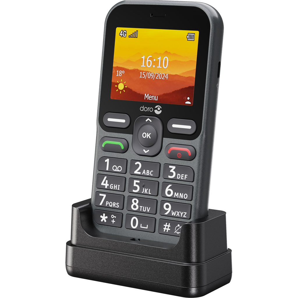 Mobiltelefon 4G Leva L11 Grafitgrå