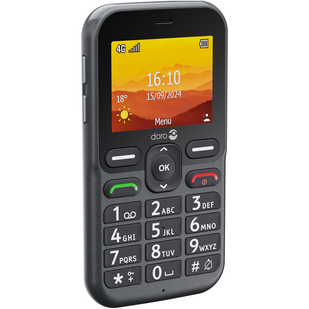 Mobiltelefon 4G Leva L11 Grafitgrå