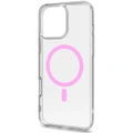 Gelskinmag Magnetic Cover MagSafe iPhone 16 Pro Max Transparent + Rosa