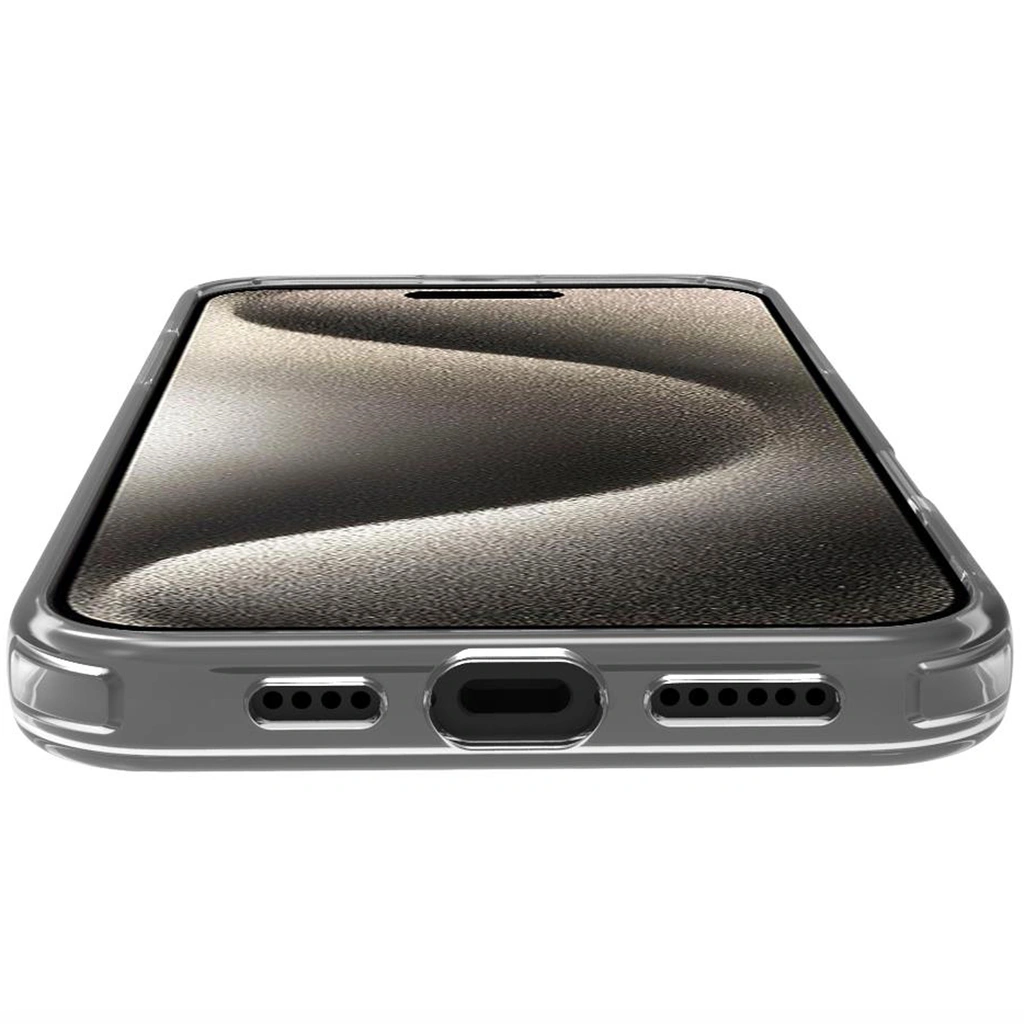 Gelskinmag Magnetic Cover MagSafe iPhone 16 Pro Max Transparent + Rosa