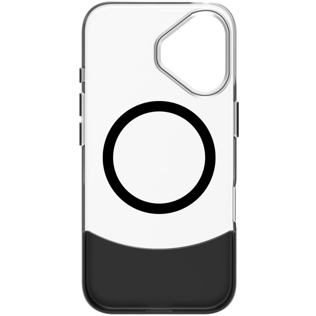 Magdual MagSafe-kompatibelt skal iPhone 16 Svart + Transparent