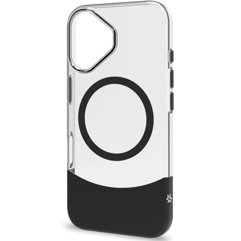 Magdual MagSafe-kompatibelt skal iPhone 16 Svart + Transparent