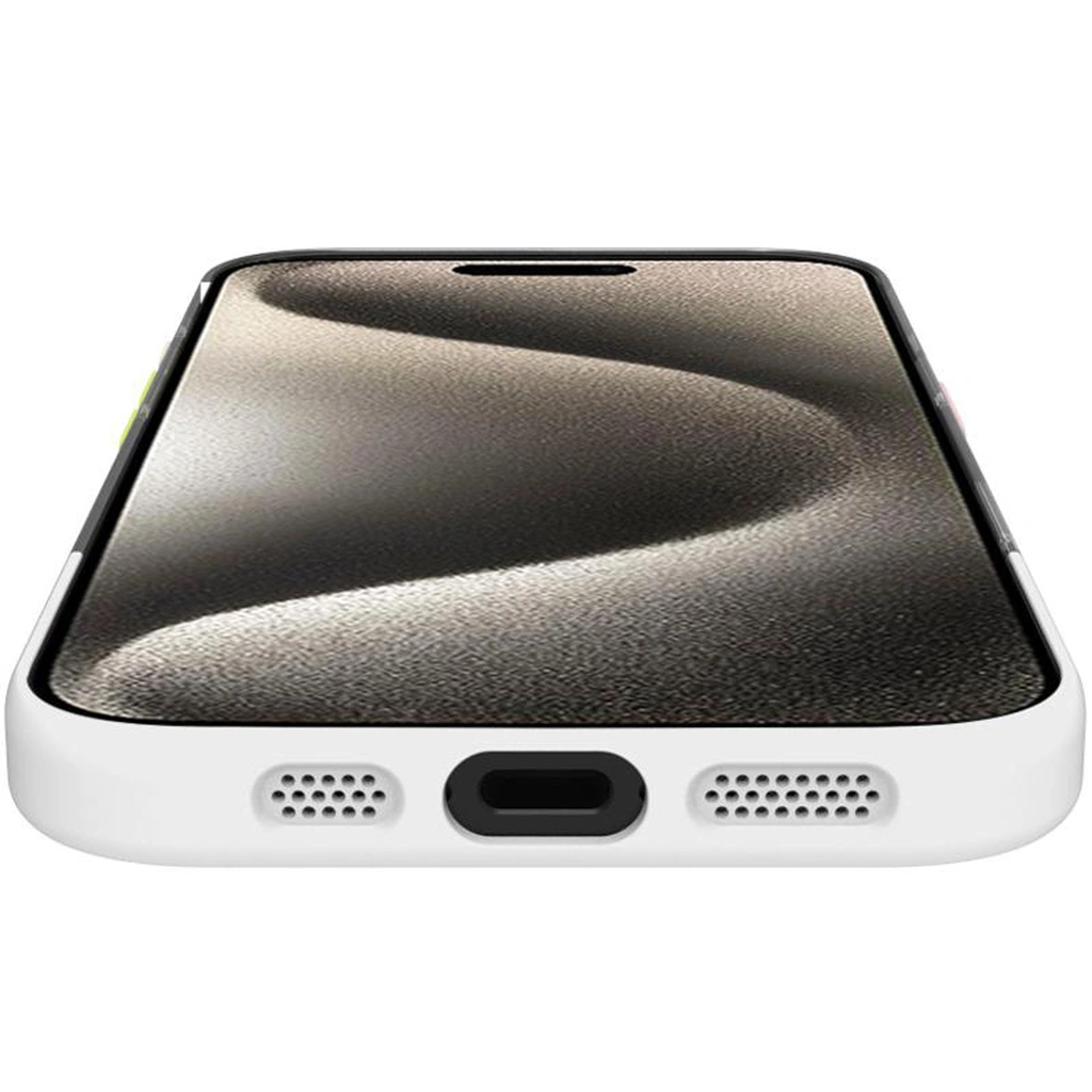 Magdual MagSafe-kompatibelt skal iPhone 16 Vit + Transparent