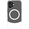 Magdual MagSafe-kompatibelt skal iPhone 16 Vit + Transparent