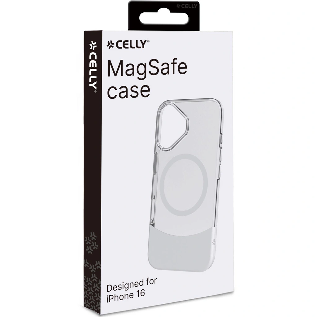 Magdual MagSafe-kompatibelt skal iPhone 16 Vit + Transparent