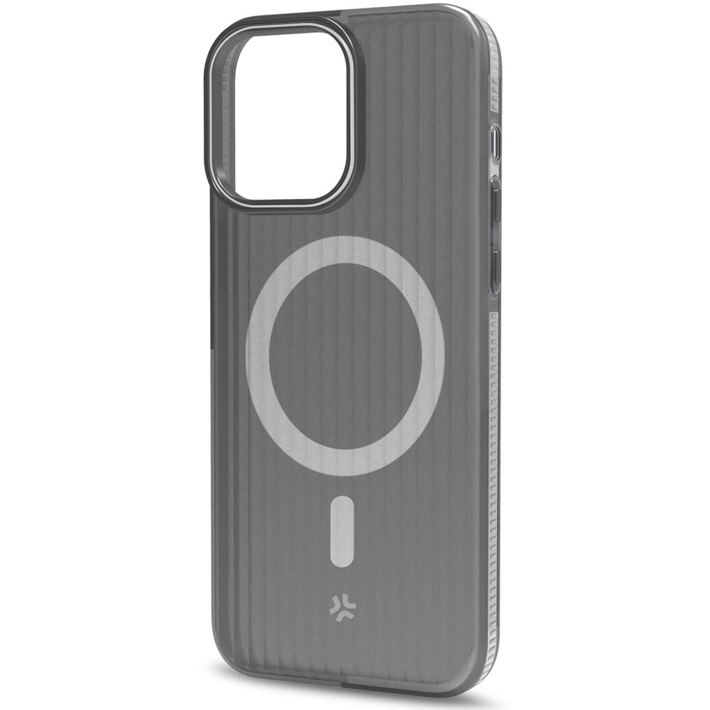 Magsuit MagSafe-kompatibelt skal iPhone 16 semi-transparent Svart