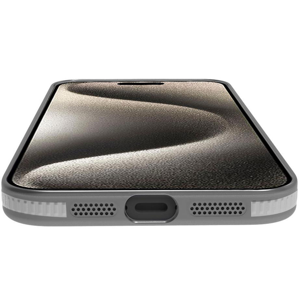 Magsuit MagSafe-kompatibelt skal iPhone 16 semi-transparent Svart