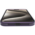 Magsuit MagSafe-kompatibelt skal iPhone 16 semi-transparent Lila