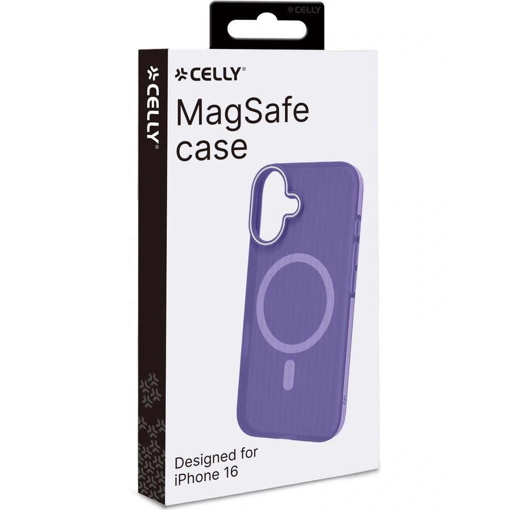 Magsuit MagSafe-kompatibelt skal iPhone 16 semi-transparent Lila