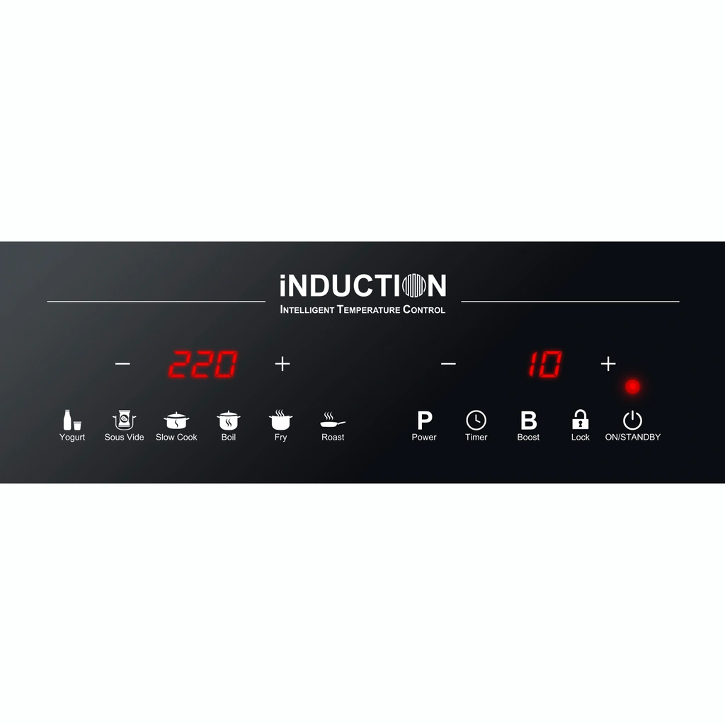 Induktionsplatta m. temp sensor CTS 2000/IN Touch Control