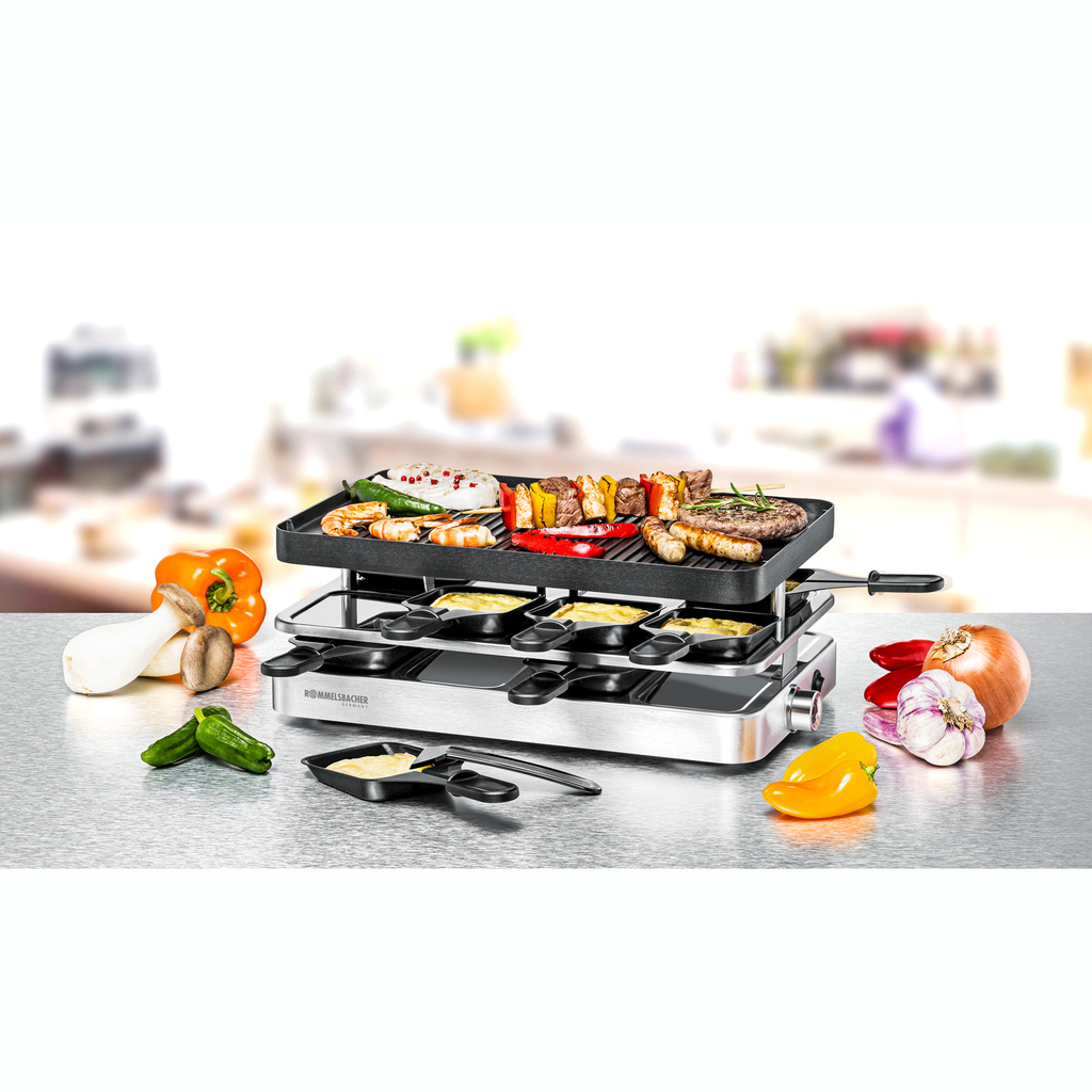 Raclettegrill RC 1400  37X23cm 8st spatlar  xxl kabel