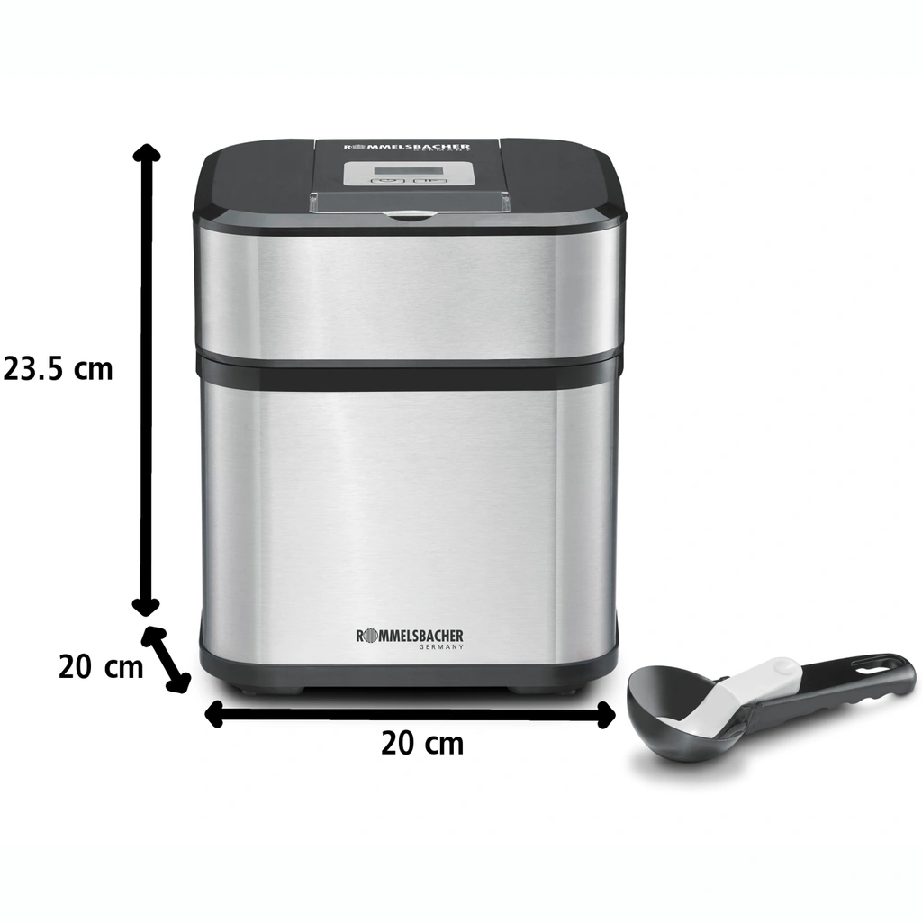 Glassmaskin  IM 12 Kurt  0,5l Rostfri  Sorbet,Glass Frusen Yogurt Slush