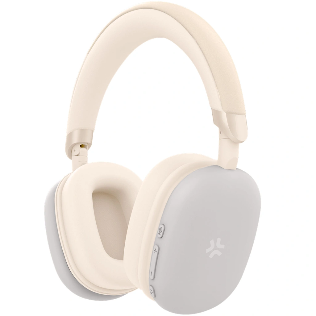 Hörlurar Over-Ear Trådlösa ANC ENC Soundbeat Vit