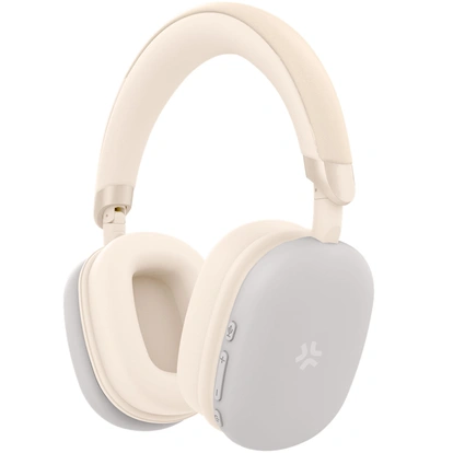 Hörlurar Over-Ear Trådlösa ANC ENC Soundbeat Vit