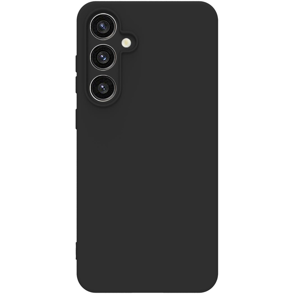 Cromo Soft rubber case Galaxy S24 FE Svart