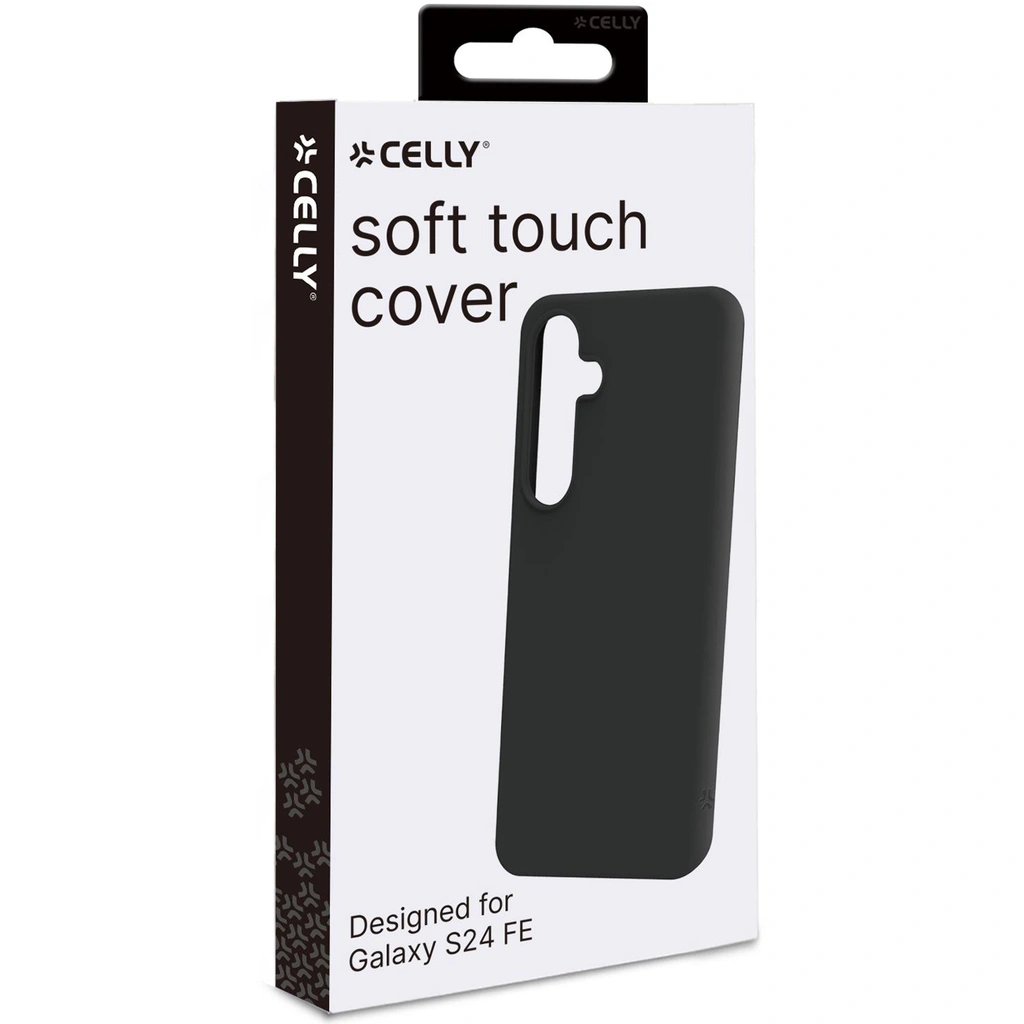 Cromo Soft rubber case Galaxy S24 FE Svart