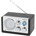 Radio AM/FM Analog inställning AUX-ingång TR-63B Svart