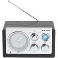Radio AM/FM Analog inställning AUX-ingång TR-63B Svart