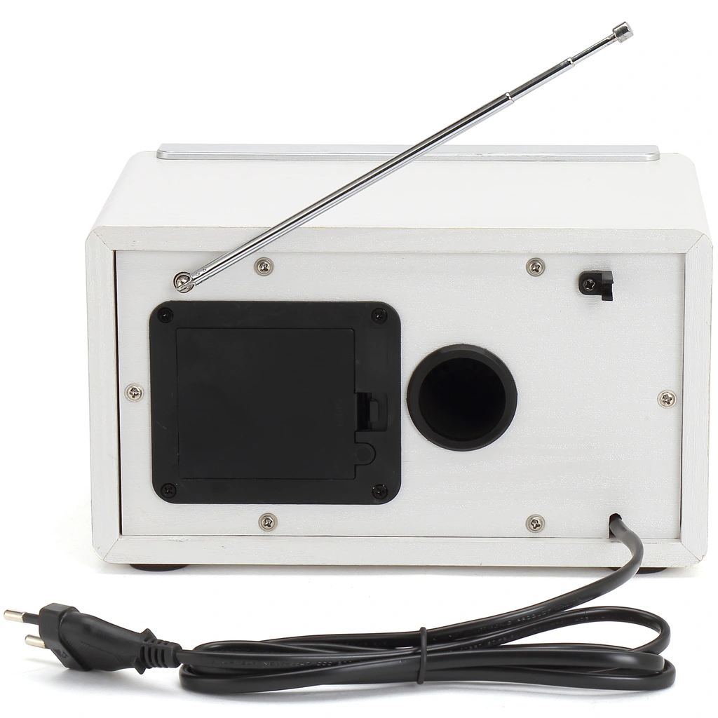 Radio FM AM AUX Analog inställning TR-63W Vit