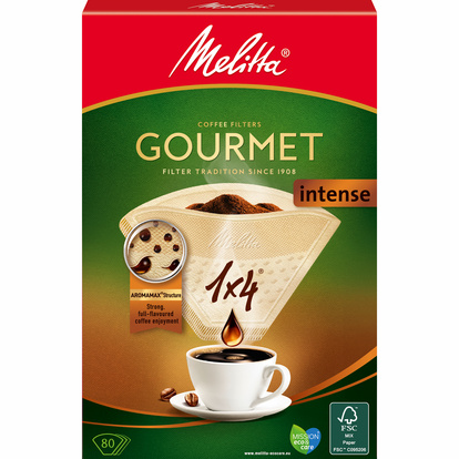 Kaffefilter Gourmet Intense 1X4 80P   8st DFP