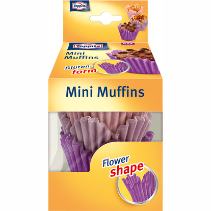 Mini Muffinsformar Flower Shape 45-p  20st DFP