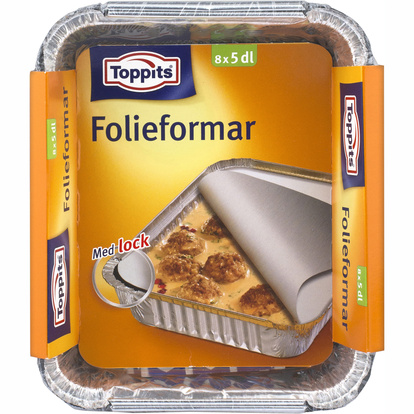 Folieformar med Lock 5dl  12st DFP