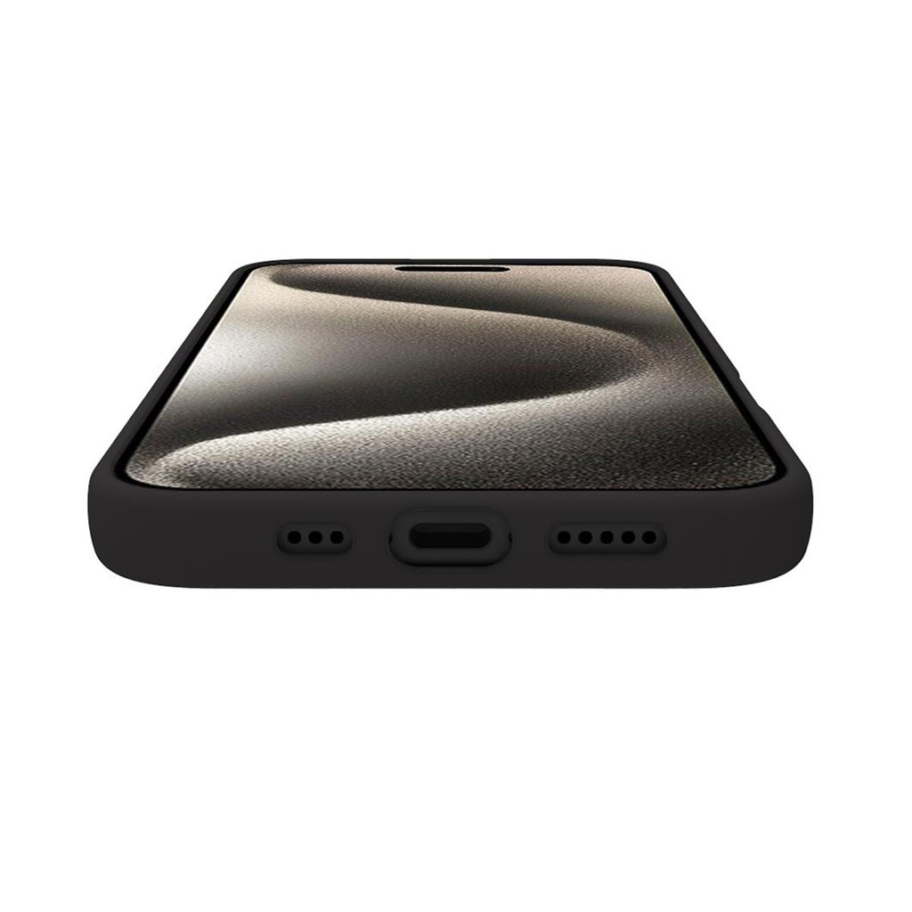 Cromomag Soft rubber case MagSafe-kompatibelt iPhone 16 Pro Svart