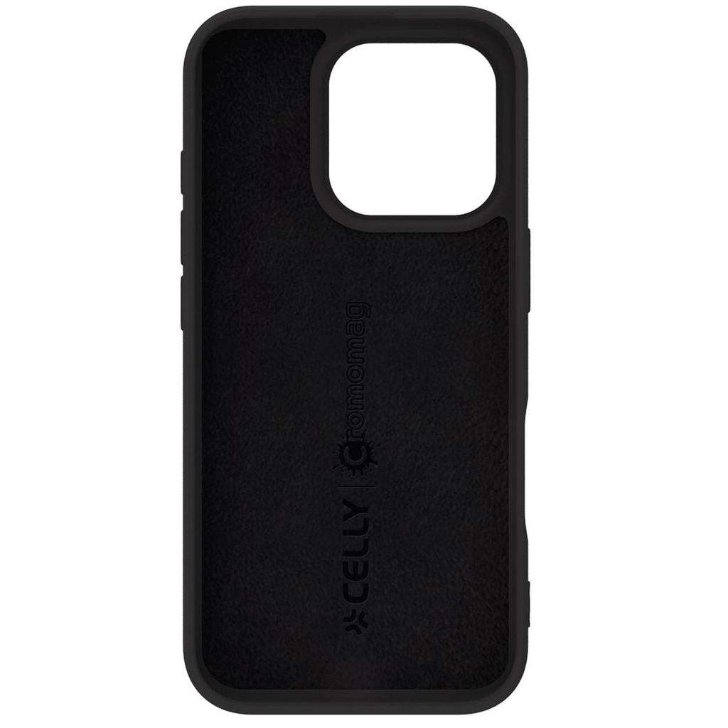 Cromomag Soft rubber case MagSafe-kompatibelt iPhone 16 Pro Svart