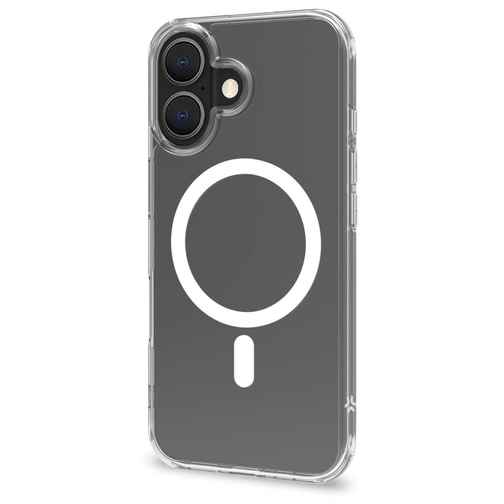 Gelskinmag TPU Cover MagSafe-kompatibelt iPhone 16 Transparent