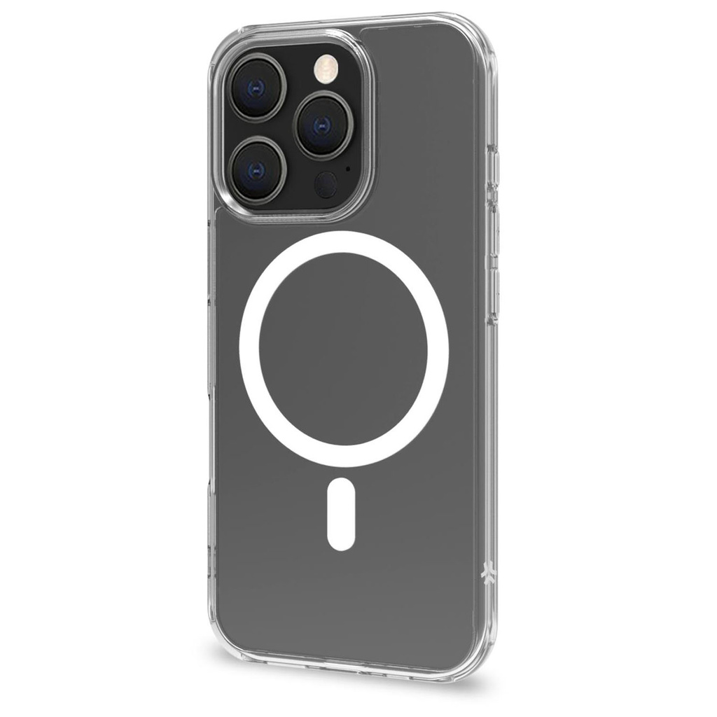 Gelskinmag TPU Cover MagSafe-kompatibelt iPhone 16 Pro Transparent