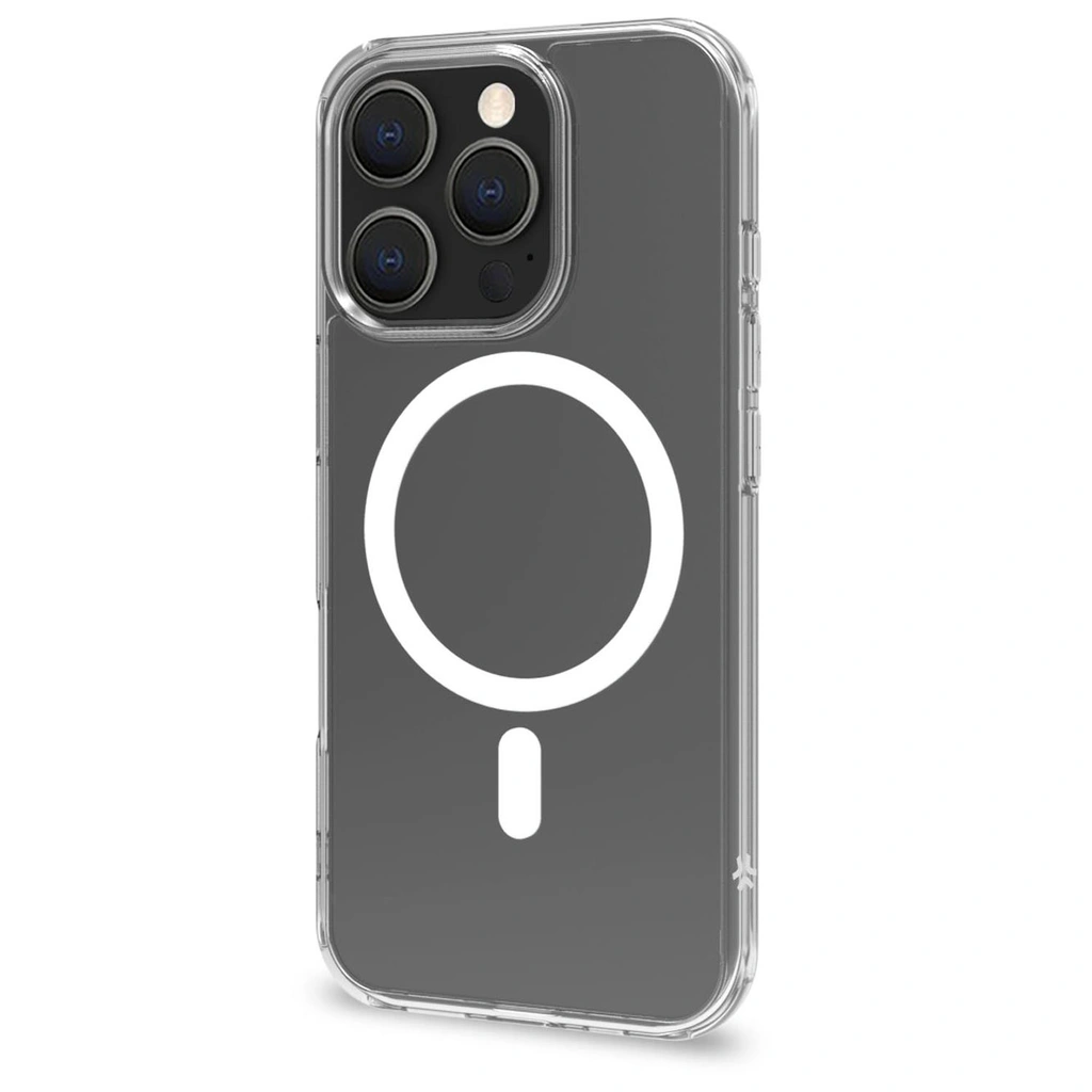 Gelskinmag TPU Cover MagSafe-kompatibelt iPhone 16 Pro Transparent