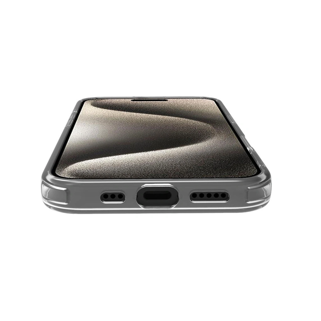 Gelskinmag TPU Cover MagSafe-kompatibelt iPhone 16 Pro Transparent