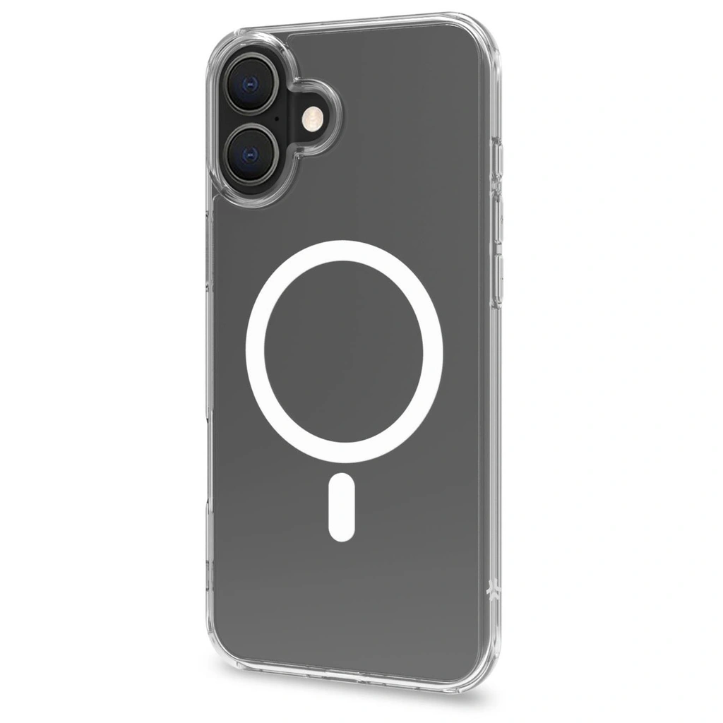 Gelskinmag TPU Cover MagSafe-kompatibelt iPhone 16 Plus Transparent