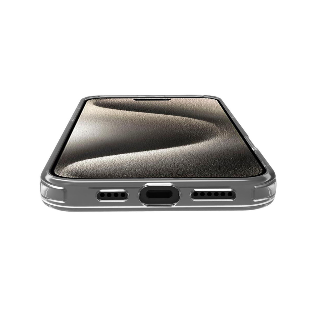 Gelskinmag TPU Cover MagSafe-kompatibelt  iPhone 16 Pro Max Transparent