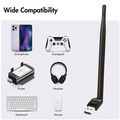 USB-adapter Bluetooth 5.3 med antenn 150 m