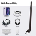 USB-adapter Bluetooth 5.3 med antenn 150 m