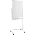 Whiteboard Dubbelsidig Mobil 60x90 cm