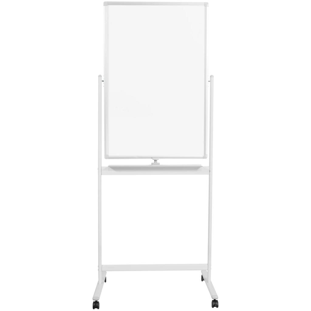 Whiteboard Dubbelsidig Mobil 60x90 cm