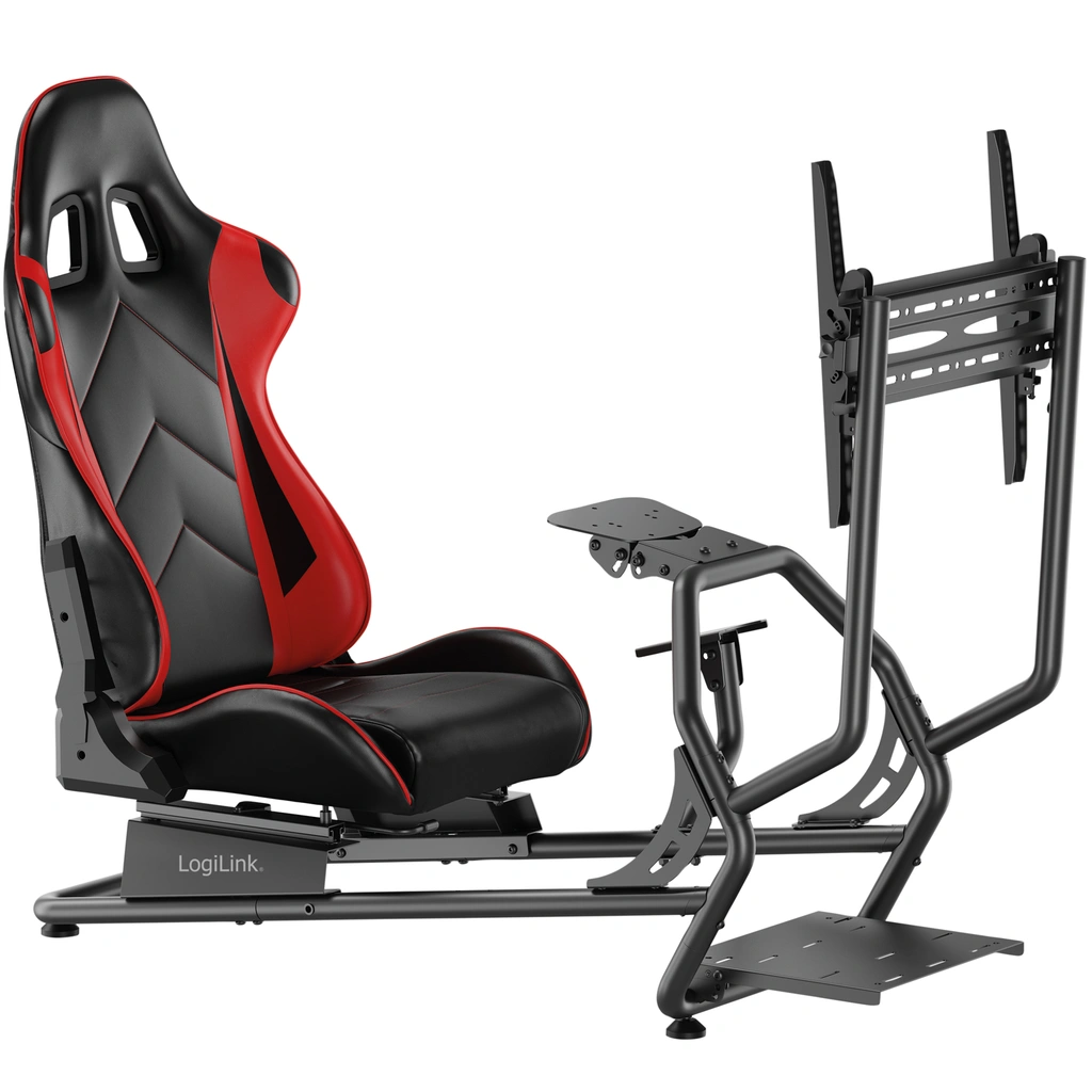 Racing chair with screen mount 32-50"