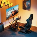 Racing chair with screen mount 32-50"