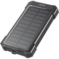 PowerBank 10.000 mAh 12W Solcell Svart