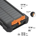 PowerBank 10,000 mAh 12W Solar Black