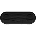 Klockradio Temp/Luftfuktighet USB-C/Batteridrift Svart