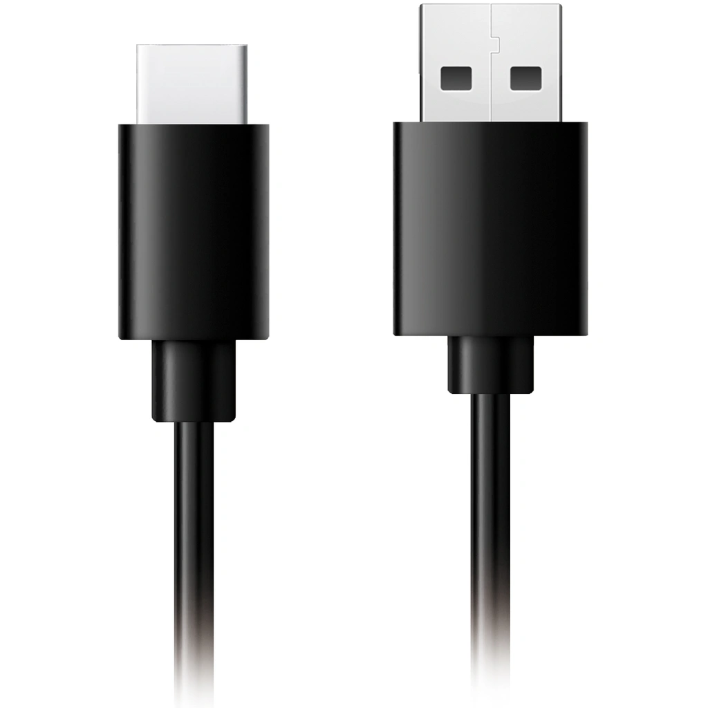 Klockradio Temp/Luftfuktighet USB-C/Batteridrift Svart