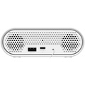 Klockradio Temp/Luftfuktighet USB-C/Batteridrift Vit
